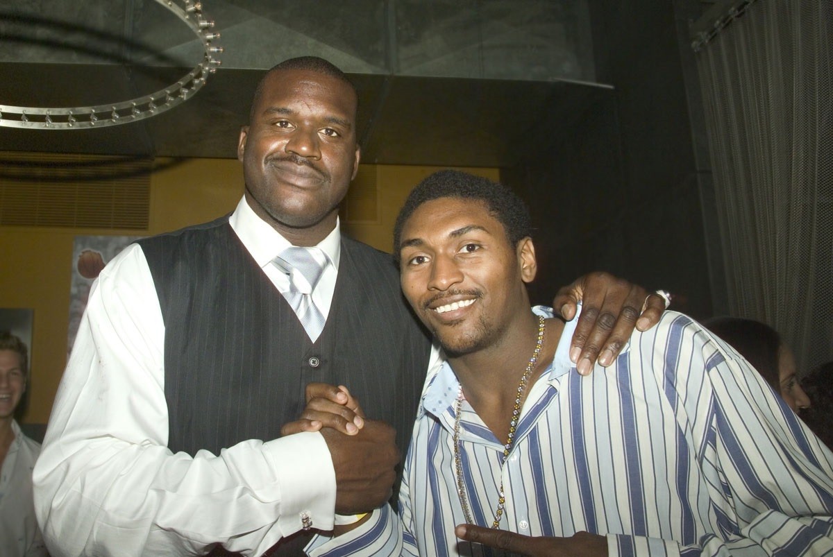 Shaq and Metta World Peace (then known as Ron Artest) have both tried their hand at making music.