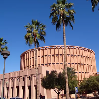 The Music Building at Arizona State University, where polarizing pro-Palestine poet Mohammed El-Kurd will speak on Sunday.