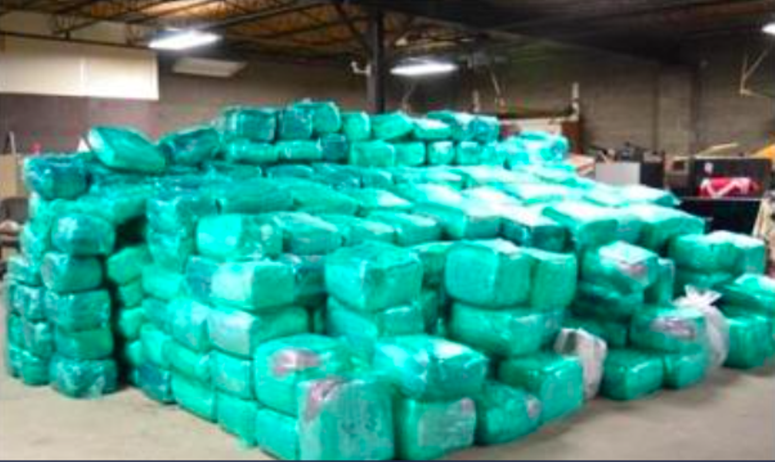 10000 pounds of weed