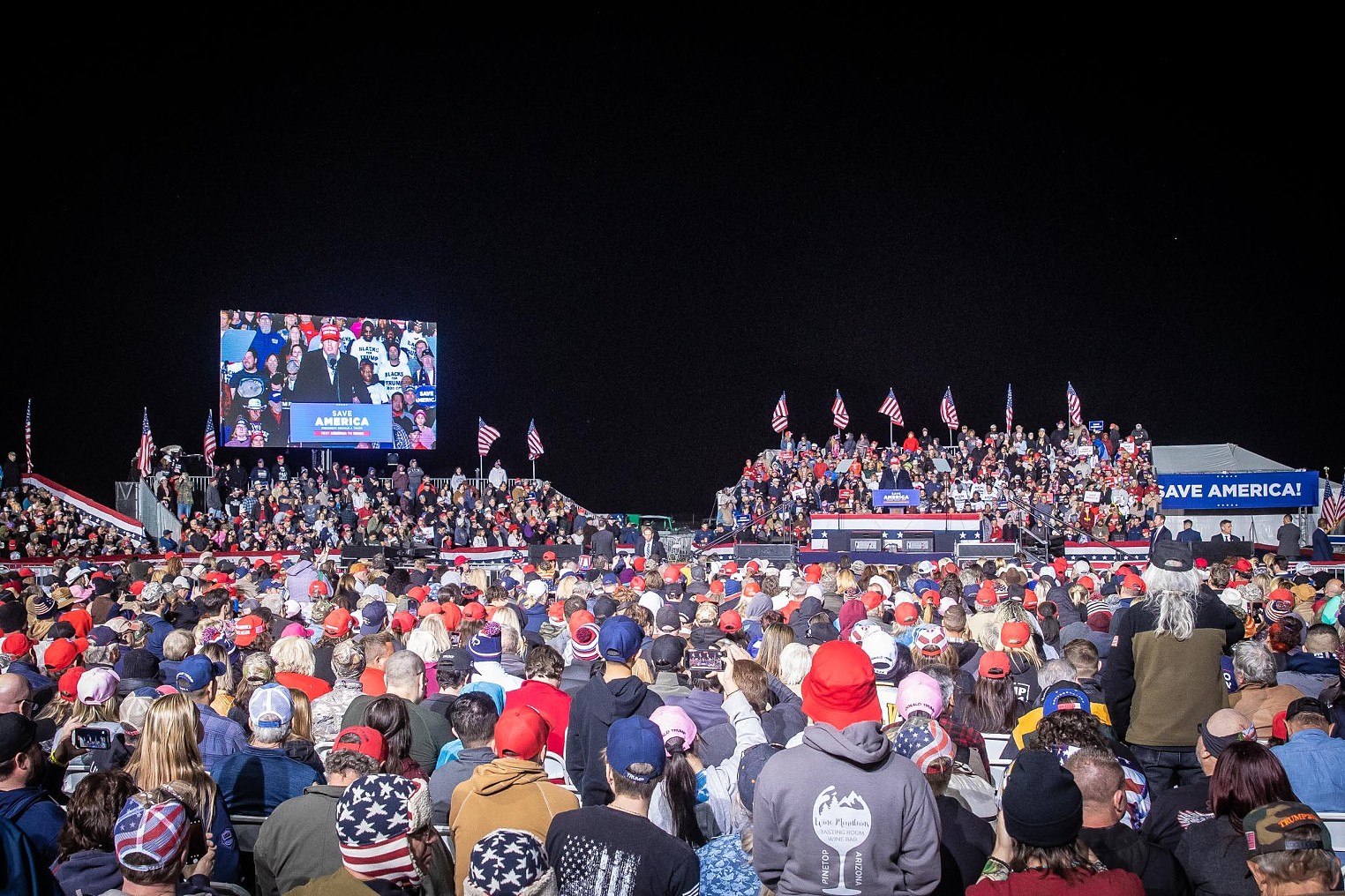 Donald Trump Save America Rally Florence Arizona with Kari Lake ...