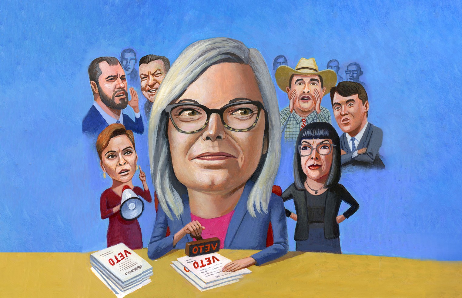 Arizona politics: Katie Hobbs touts her political competence – and