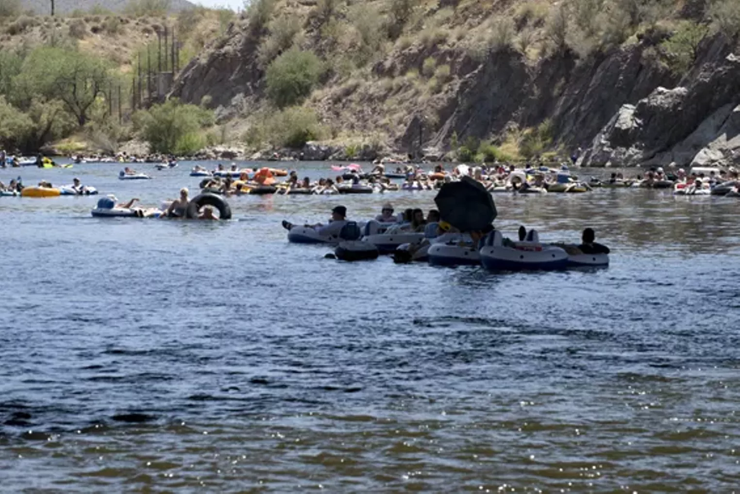 Salt River Tubing on Fourth of July Weekend Phoenix Phoenix New