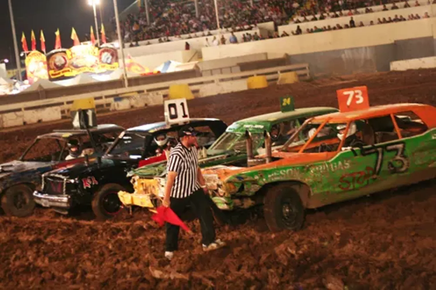 Demolition Derby at the Arizona State Fair Phoenix Phoenix New