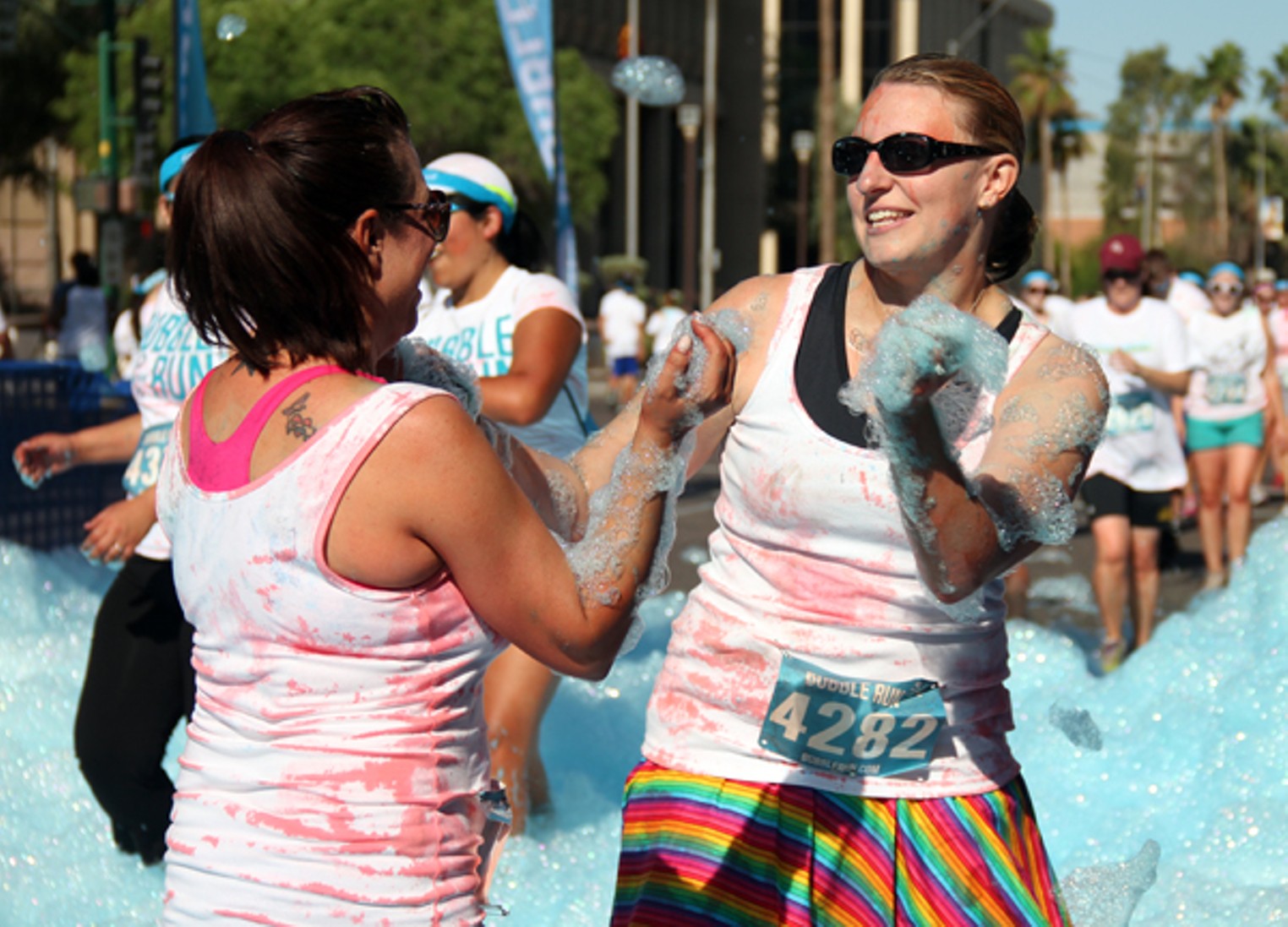 Colors and Bubbles Galore at the Phoenix Bubble Run Phoenix Phoenix