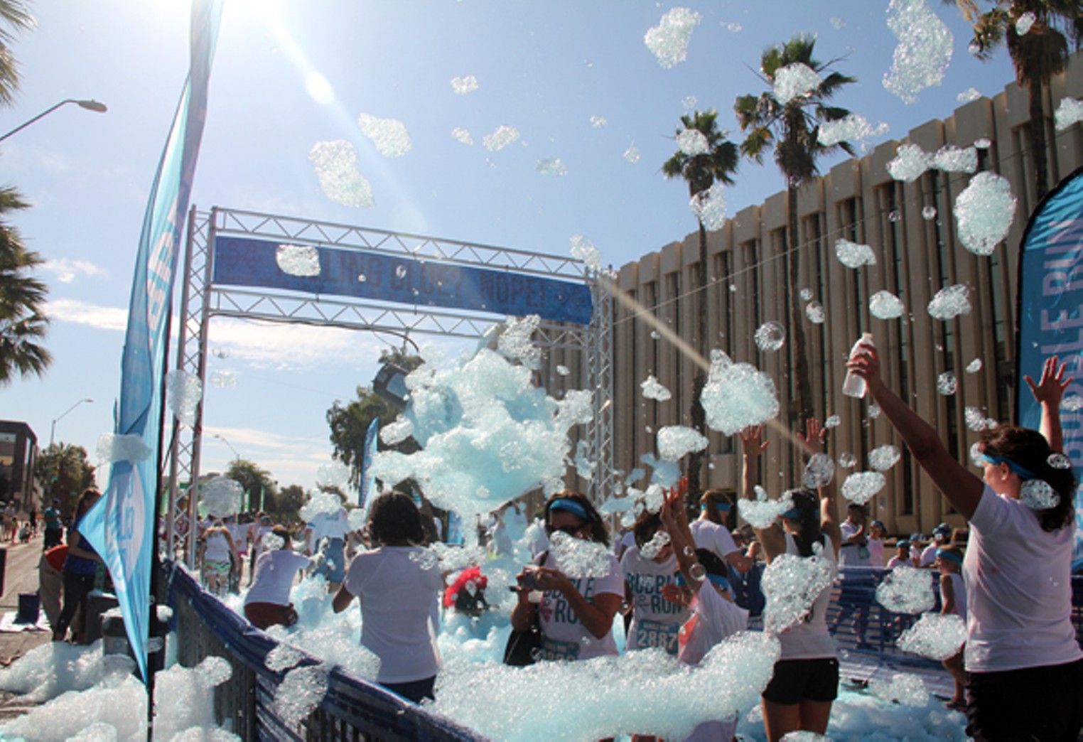 Colors and Bubbles Galore at the Phoenix Bubble Run Phoenix Phoenix