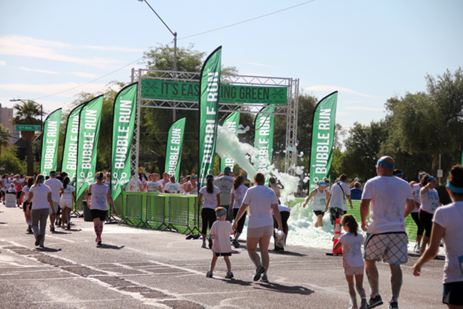 Colors and Bubbles Galore at the Phoenix Bubble Run Phoenix Phoenix