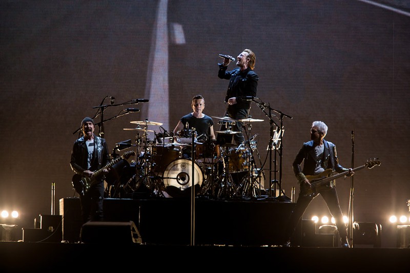 U2 played at University of Phoenix Stadium on September 19, 2017.