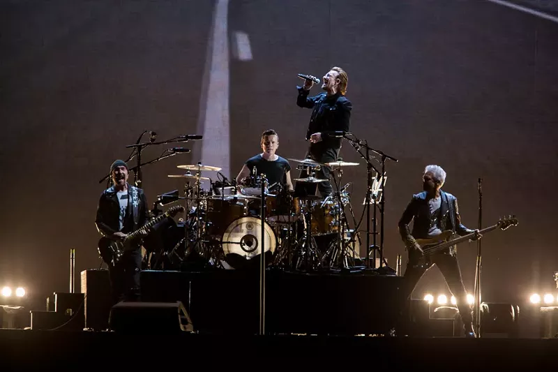 Image: U2 played at University of Phoenix Stadium on September 19, 2017.