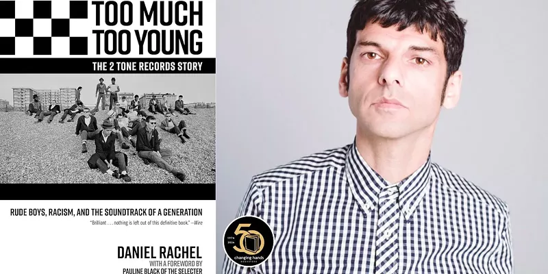 Image: A composite image of a man and a book cover.