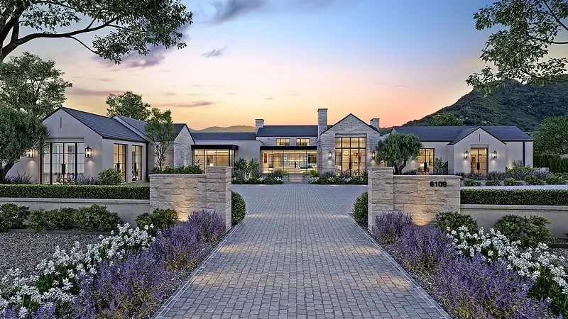 Image: A rendering of a luxury home.