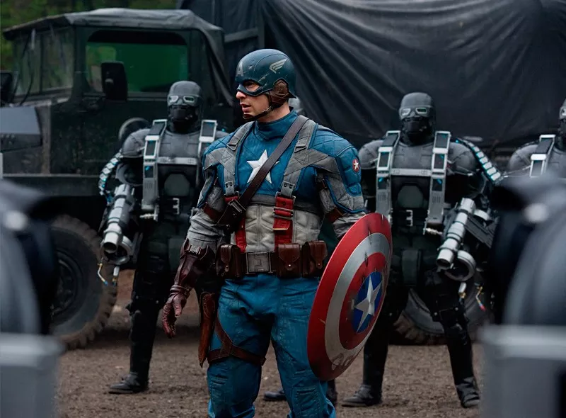 Image: You can catch a screening of Captain America: The First Avenger on Friday night at WestWorld of Scottsdale.