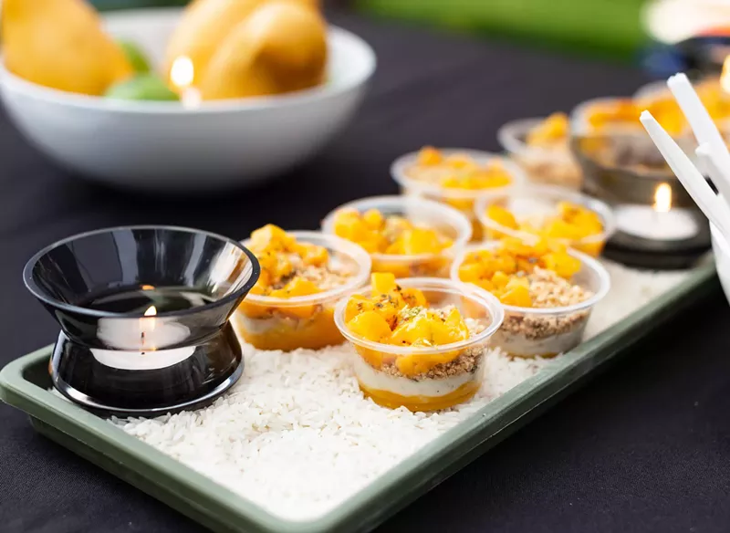 Image: Vegan mango arroz con leche from Muse + Market.