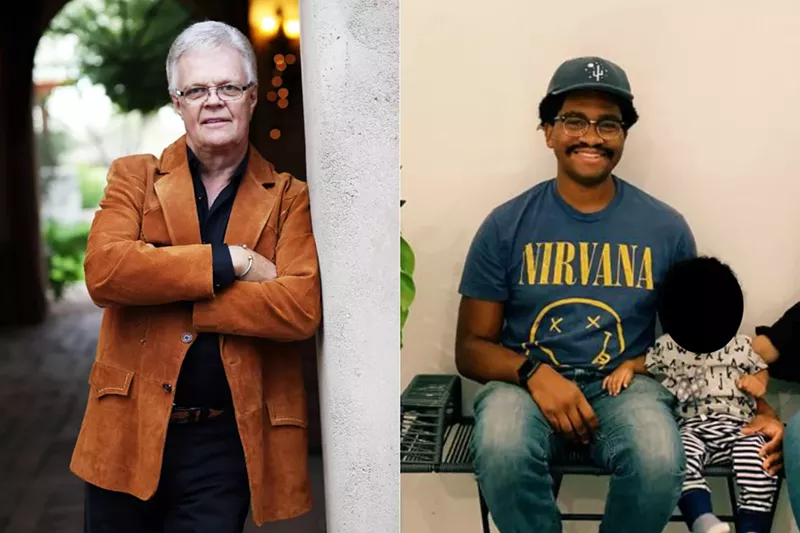 Image: Agroplasma CEO Hans Berglund (left) and Uber driver/ASU student Randy Clarke (right)
