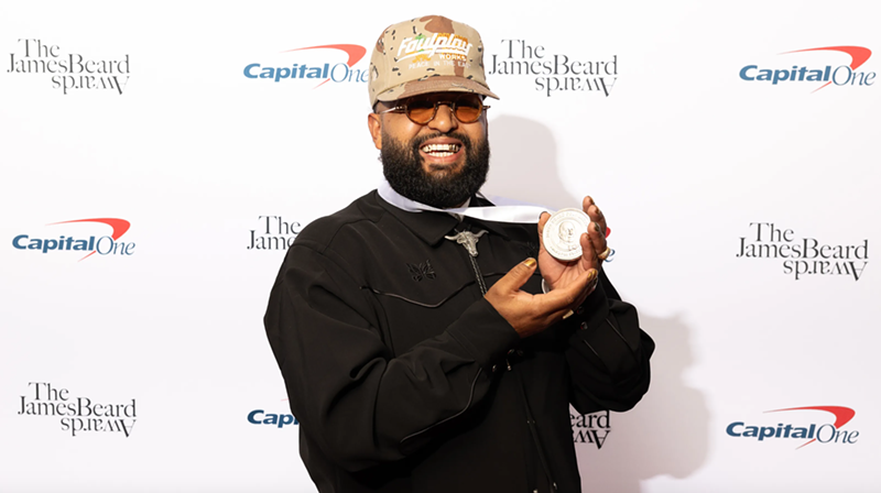Image: Bacanora chef and co-owner Rene Andrade, shown with his recent James Beard Award, will be among the chefs serving dishes at VIVA PHX.