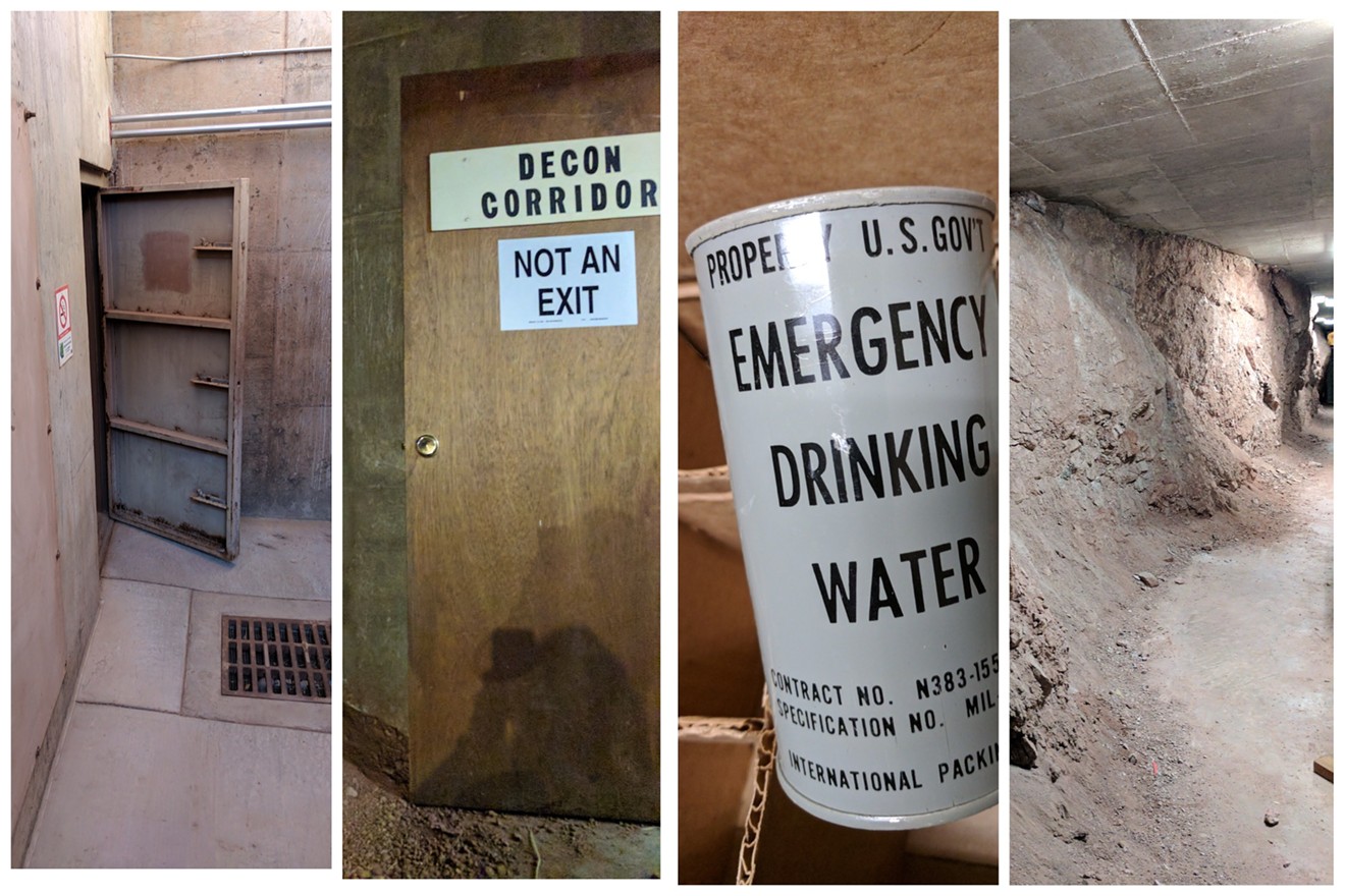 The offices of Maricopa County's Emergency Management division are located in a former fallout shelter on Papago Military Base.