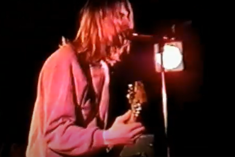 Kurt Cobain performs at The Mason Jar on Feb. 19, 1990.