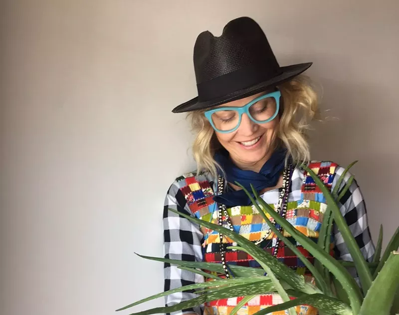 Image: Phoenix artist Carrie Marill, who recently launched her punkwasp line of fashion accessories.