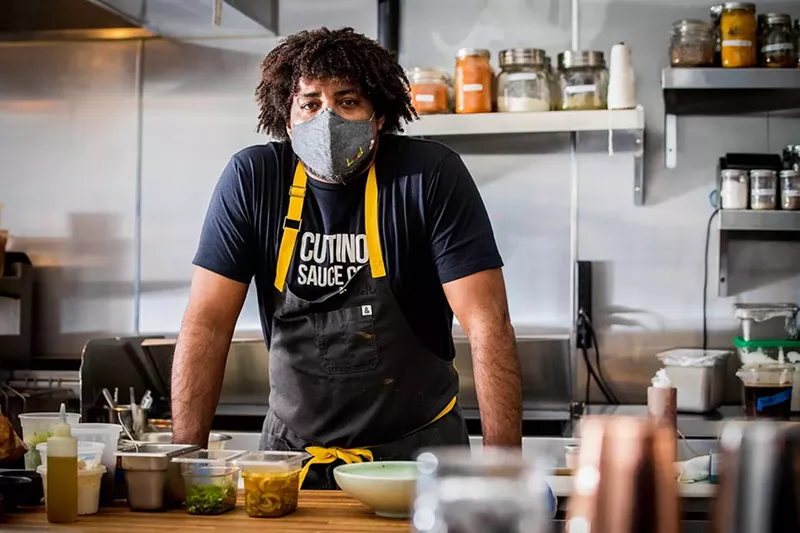 Image: Stephen Jones of The Larder + The Delta likes fish with a kick.