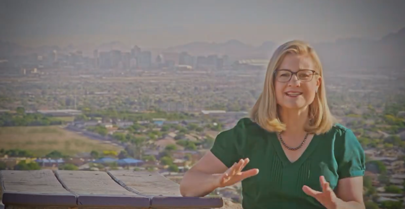 Mayor Kate Gallego went to South Mountain to make her case for a second term.