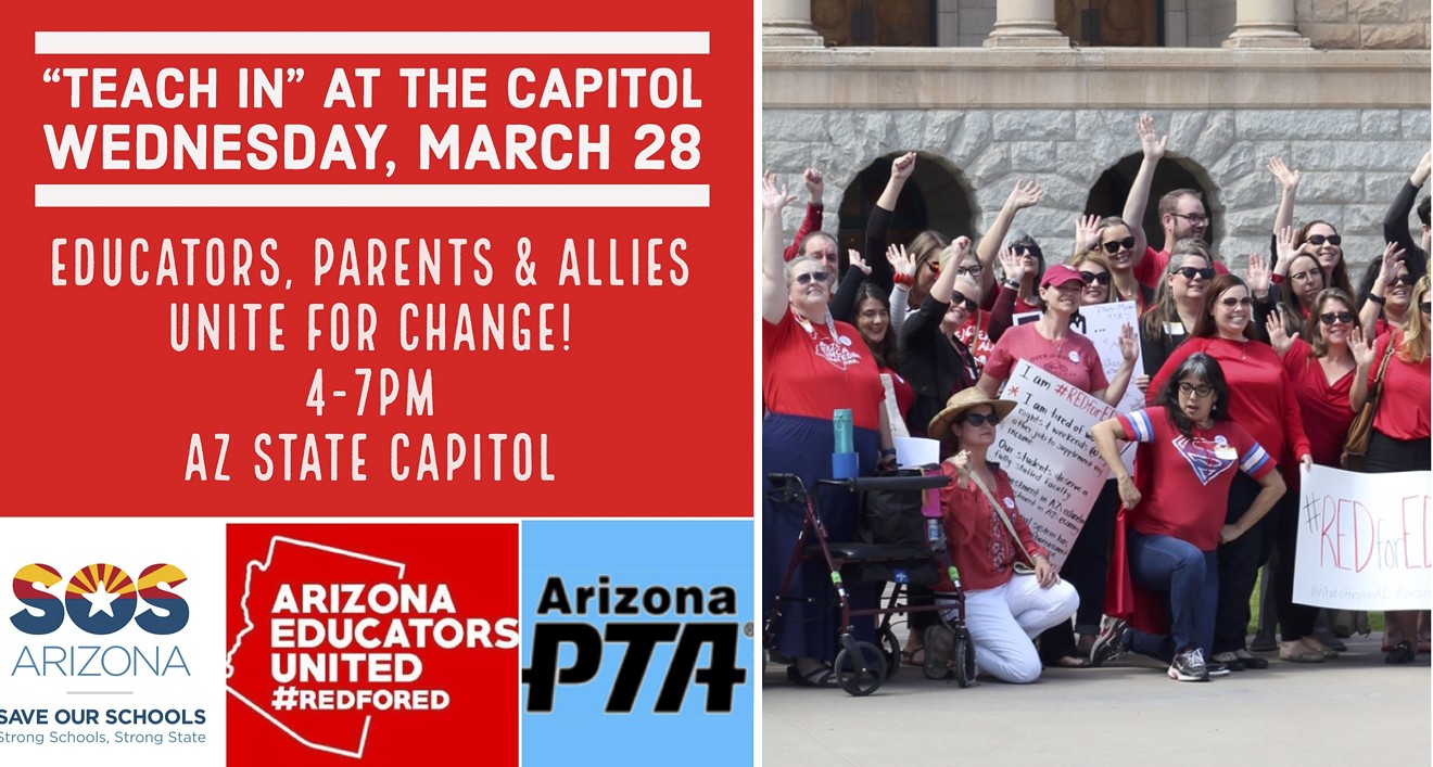 Arizona teachers will present demands at the Capitol next Wednesday. They say what happens after that is up to the legislators.