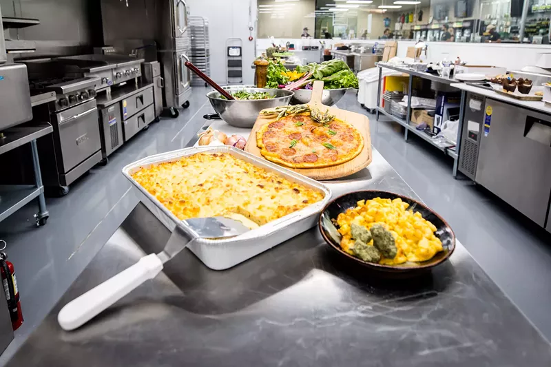 Image: Food options served at The Mint.