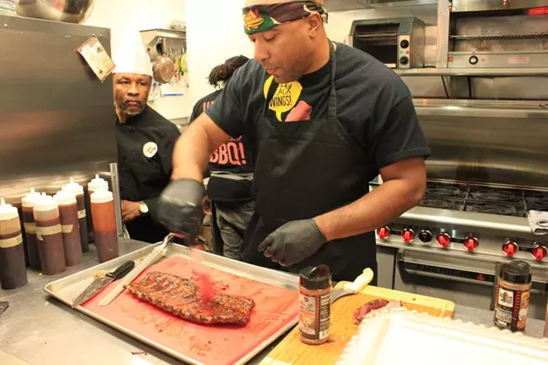 Image: Phil Johnson at Trapp House BBQ.