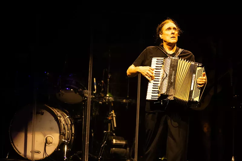 Image: Weird Al Yankovic at Arizona Financial Theatre on Aug. 31, 2025.