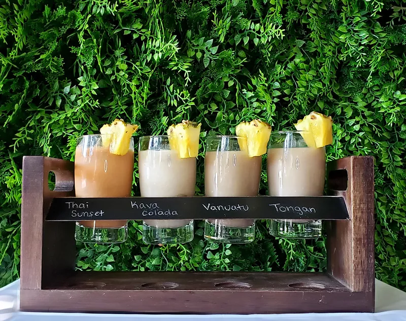 Image: Lacuna offers kratom and kava drinks in a bar setting.