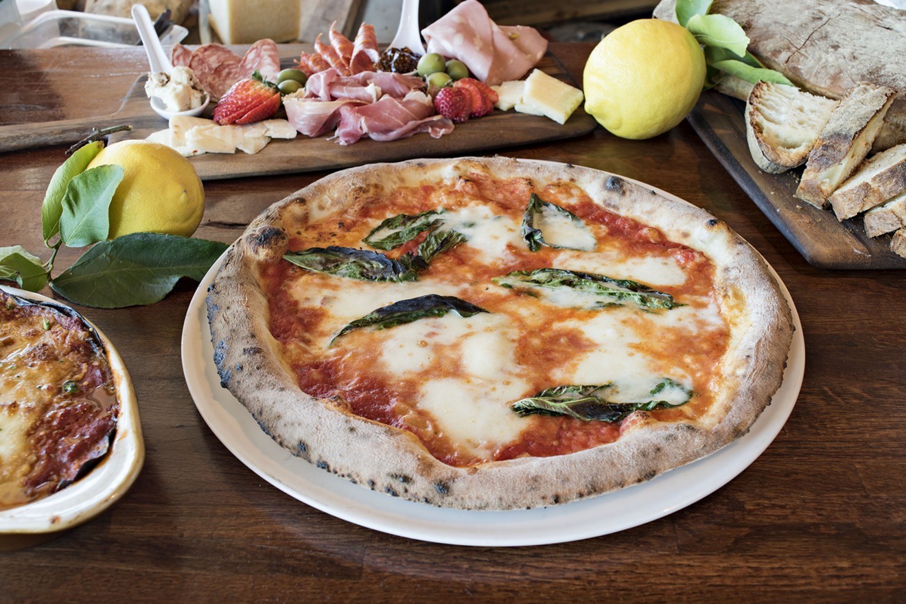 Margherita Pizza and other dishes from Fabio on Fire