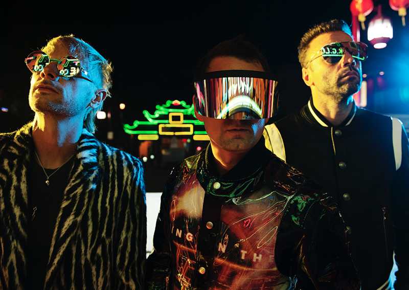 Image: Muse are incapable of anything other than maximalism.