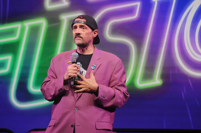 Image: Filmmaker Kevin Smith briefly spoke to fans at Phoenix Fan Fusion 2025.