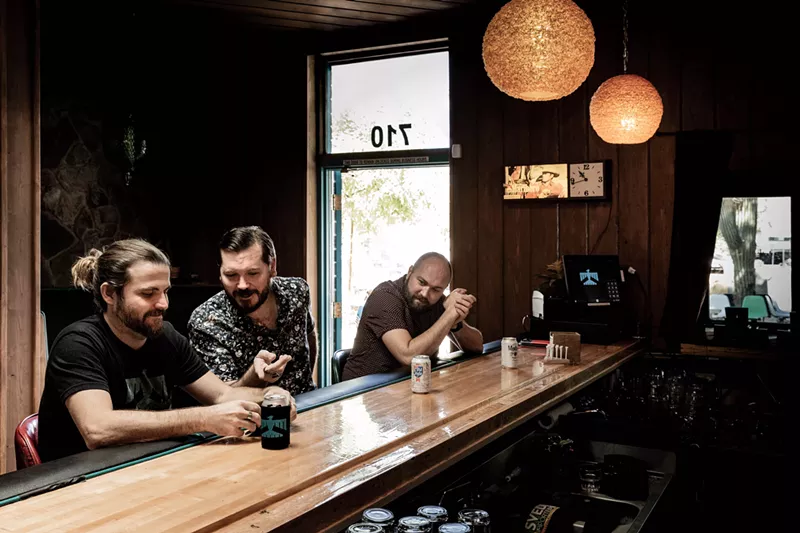 Image: Jake Wiedmann, Jeremiah Gratza, and Brett Boyles are the owners of Thunderbird Lounge.