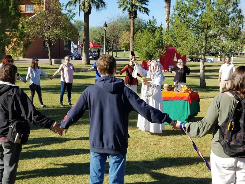 Image: Circle up: Phoenix Pagan Pride is a place where you can join hands and make some magic(k) happen.