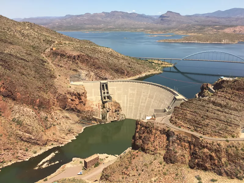 Image: Roosevelt Dam in June 2019.