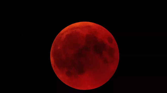A red moon
