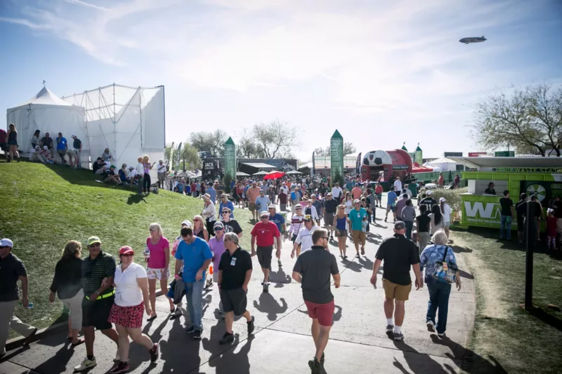 Image: Better fuel up before heading to the 2020 Waste Management Phoenix Open.
