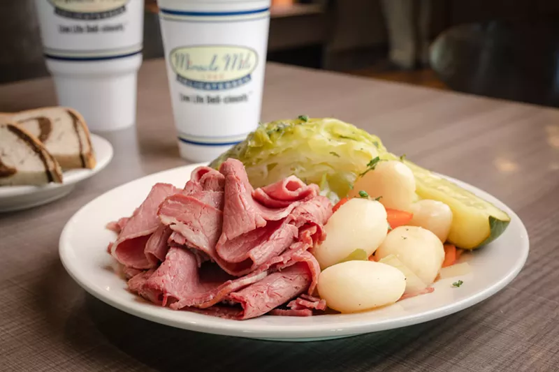 Image: Enjoy a traditional Irish meal at Miracle Mile Deli.