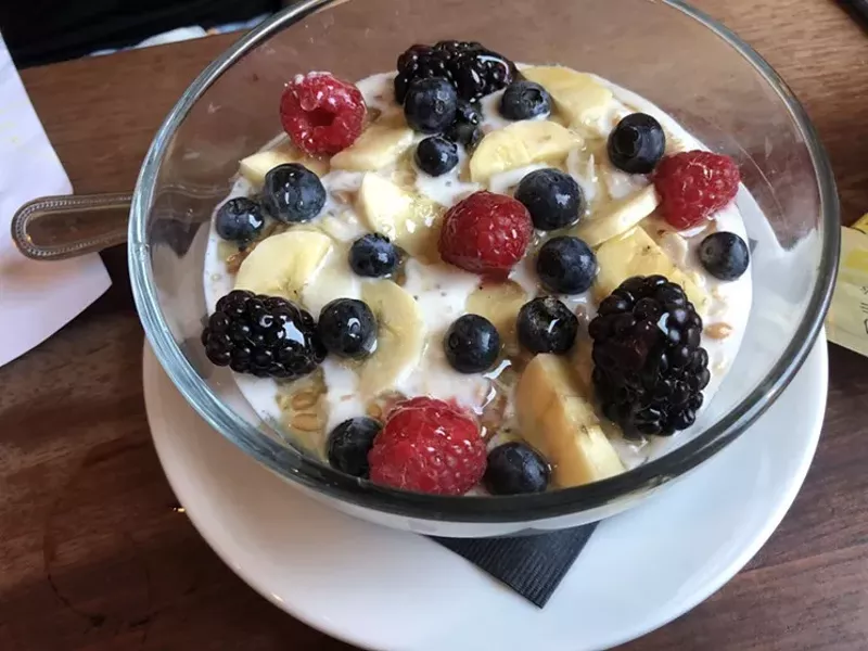 Image: Otro Cafe's muesli is one of its excellent breakfast offerings.