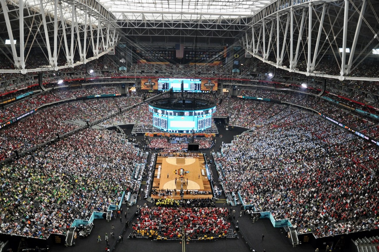 State Farm Stadium hosted its first Final Four in 2017. The tournament returns again this weekend.