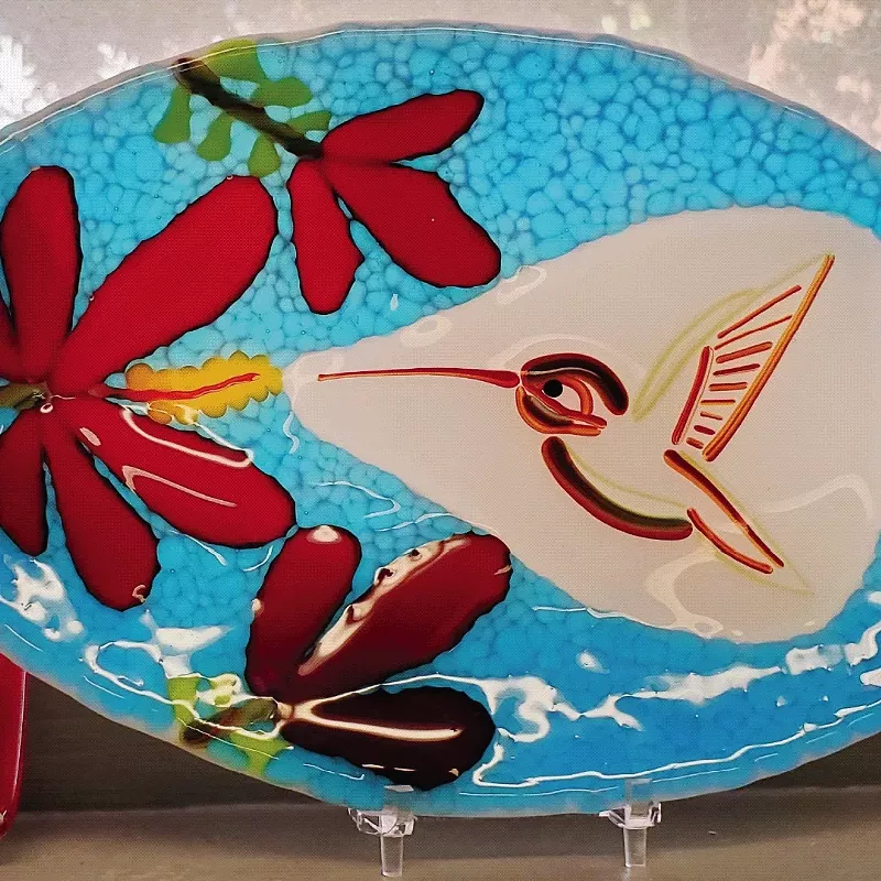 Image: Try taking a fused glass class to get your creative juices flowing.
