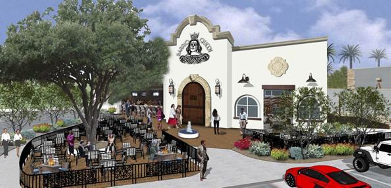 An artist's rendering of the new Barrio Queen restaurant, expected to open at Desert Ridge Marketplace this summer.