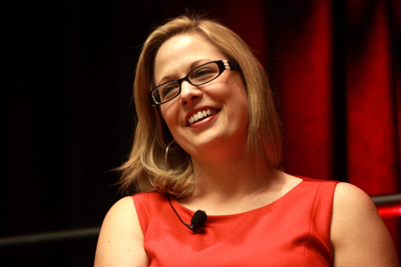 Arizona Congresswoman Kyrsten Sinema, seen here at a 2013 Chamber of Commerce summit, has picked up endorsements from Arizona Democrats in her bid for the Senate, with a few exceptions.
