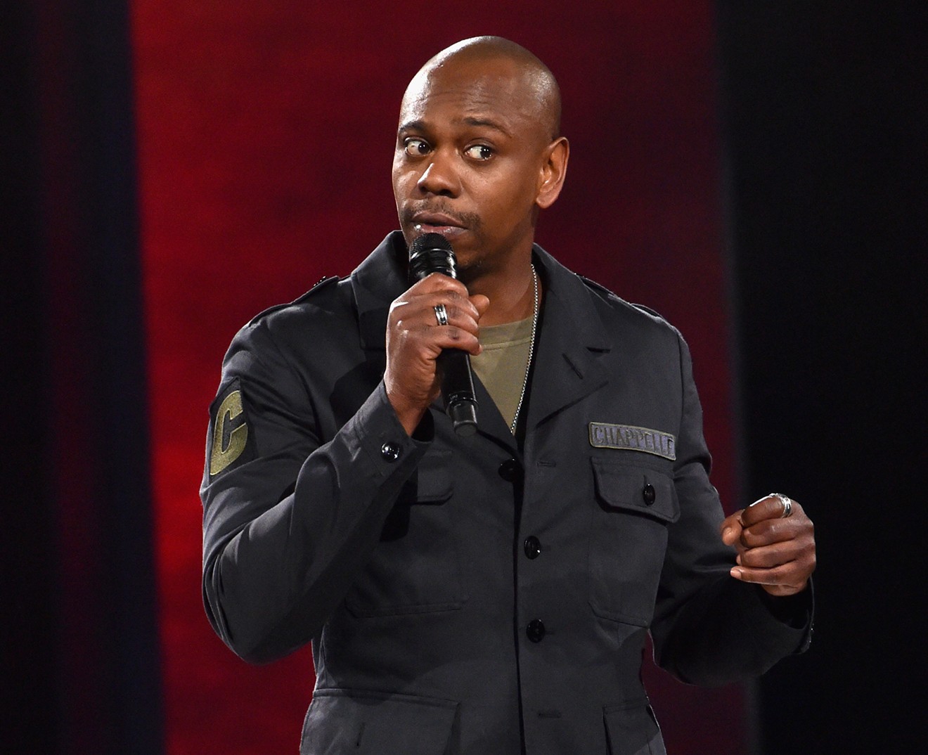 A still from Dave Chappelle's recent Netflix stand-up special.