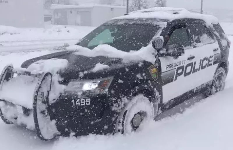 Image: Did Hunter Biden have a snow day in Prescott?
