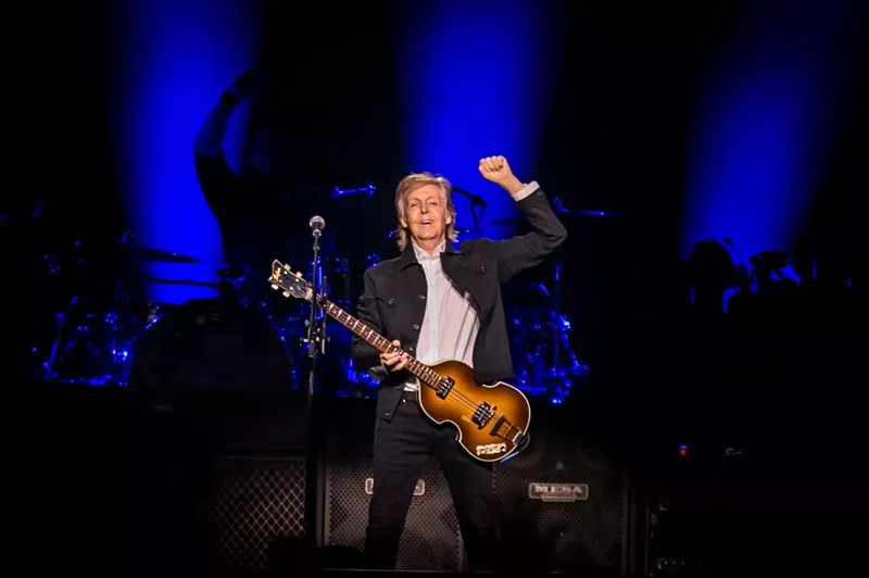 Image: The legendary Sir Paul McCartney performs at Talking Stick Resort Arena on June 26, 2019.
