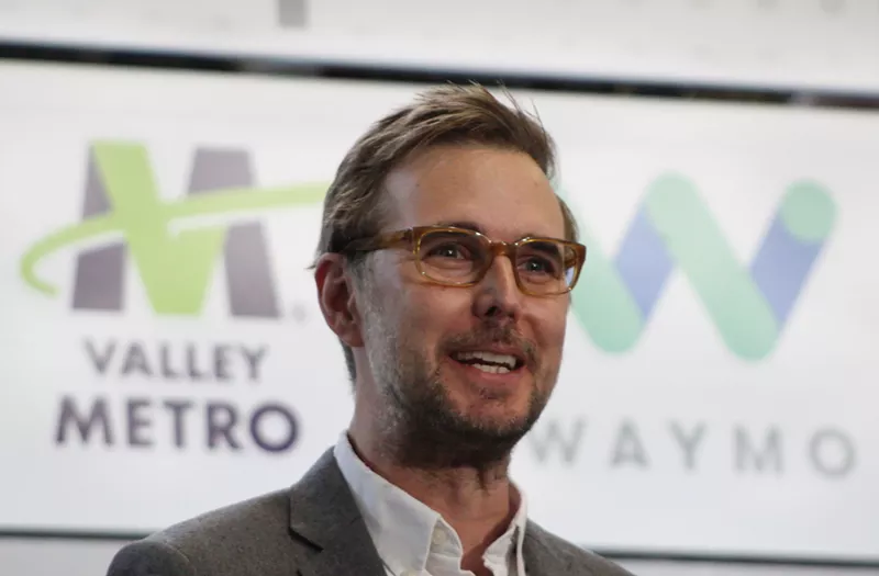 Image: Shaun Stewart, Waymo's chief business development officer, said the company plans a future in which autonomous vehicles enhance public transportation.