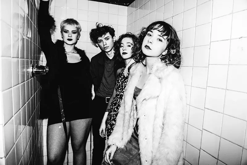 Image: The Regrettes formed at the School of Rock in Burbank, California.