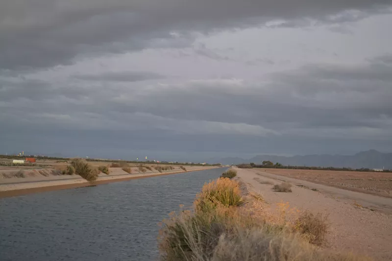 Image: The Central Arizona Project canal.