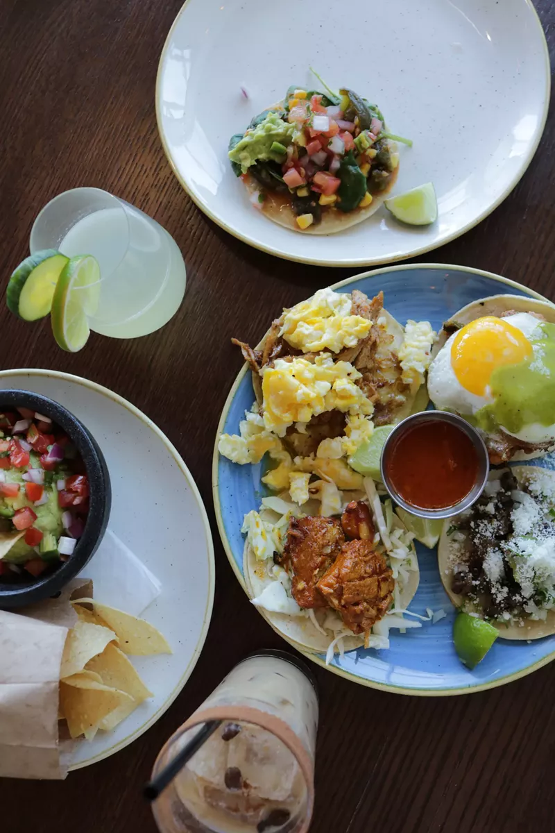 Image: Tacos and tequila-based brunch cocktails at the aptly named Tacos Tequila Whiskey in Arcadia.