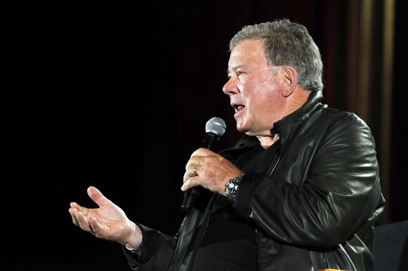 William Shatner during his appearance at Phoenix Comic Fest 2018.
